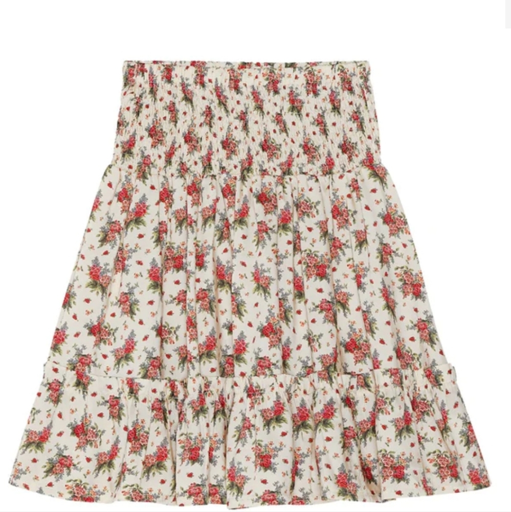 Floral A-Line Skirt